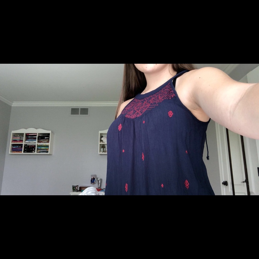 Blue&red tank